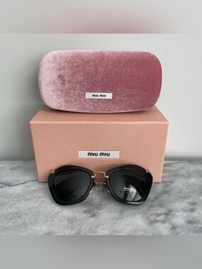 Miu Miu Cat-eye Acetate Sunglasses